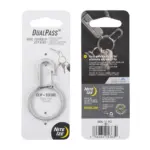 Nitelze Dual Pass Dual Chamber Key Ring - Staineless-0