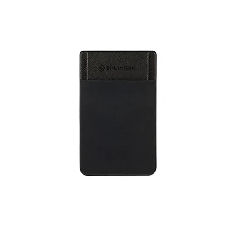 Sinjimoru Pouch Flap Secure Card Holder For Phone - Black-0