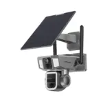 Powerology 4g/wifi 360° Dual Lens Outdoor Camera - Black-0