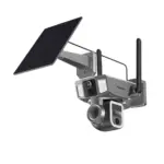 Powerology 4g/wifi 360° Dual Lens Outdoor Camera - Black-132966