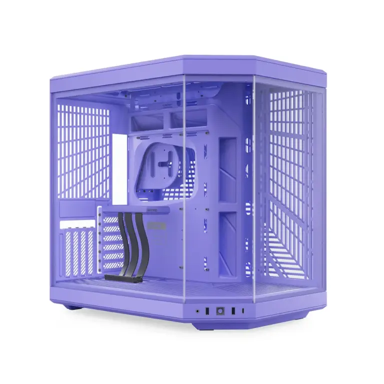 Hyte Y70 Milky Edition Dual Chamber Atx Mid-tower Case - Taro Milk-0