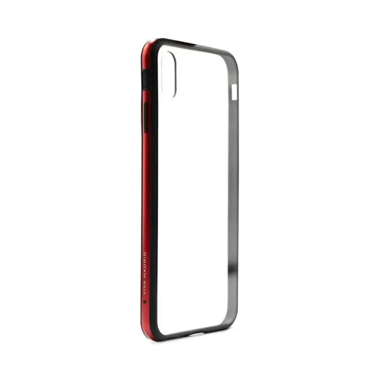Viva Madrid Borde Transparent Back Case Compatible For Iphone Xs Max - Red-0