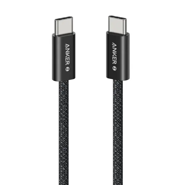 كابل شحن سريع أنكر زولو من USB-C إلى USB-C بقوة 240 واط ومضفر بطول 6 أقدام-0