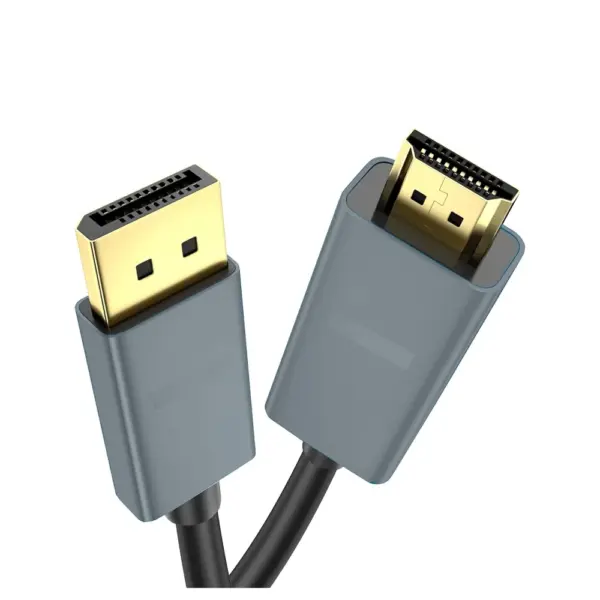 كابل Display Port إلى HDMI ذكر إلى ذكر من ديتك بطول 1.8 متر يدعم 4K 60Hz-0