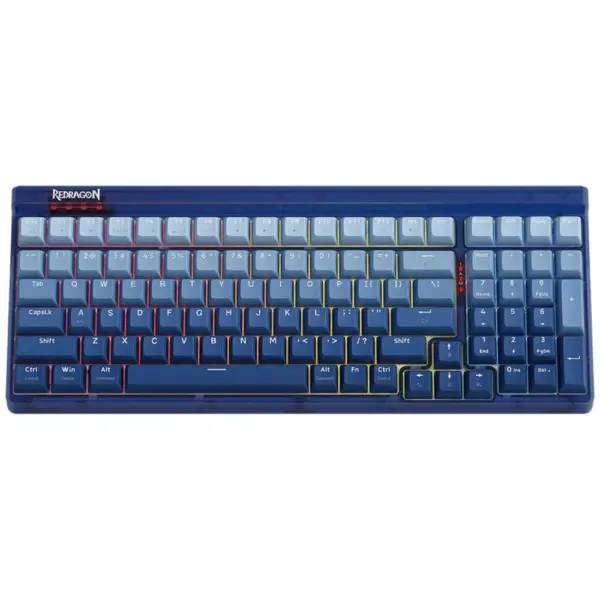 لوحة مفاتيح ألعاب ميكانيكية لاسلكية من ريدراغون جارين برو K656wb-rgb-pro بثلاثة أوضاع، قابلة للتبديل الساخن، مقاومة للغبار، باللون الأرجواني (إنجليزية)-0