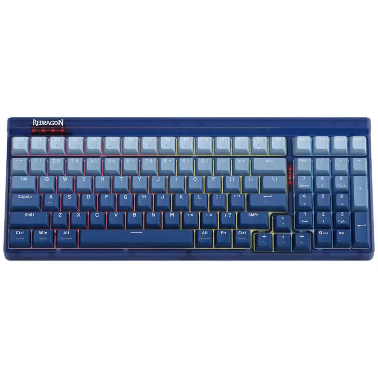 Redragon Garen Pro K656wb-rgb-pro 3-mode Wireless Rgb Hot-swappable Mechanical Gaming Keyboard (English) - Dust Proof Purple-0