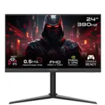 Gameon Midnight Pro Series 24" Fhd 380 Hz Mprt 0.5 Ms Fast Ips Gaming Monitor (Support Ps5) - Black-0