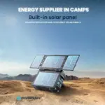 Powerology Portable Solar Power Generator 284wh 300w Qc - Black-133334