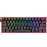 لوحة مفاتيح ميكانيكية للألعاب ريدراجون K616-RGB فيز برو بثلاثة أوضاع - مقاومة للغبار (أحمر)-0