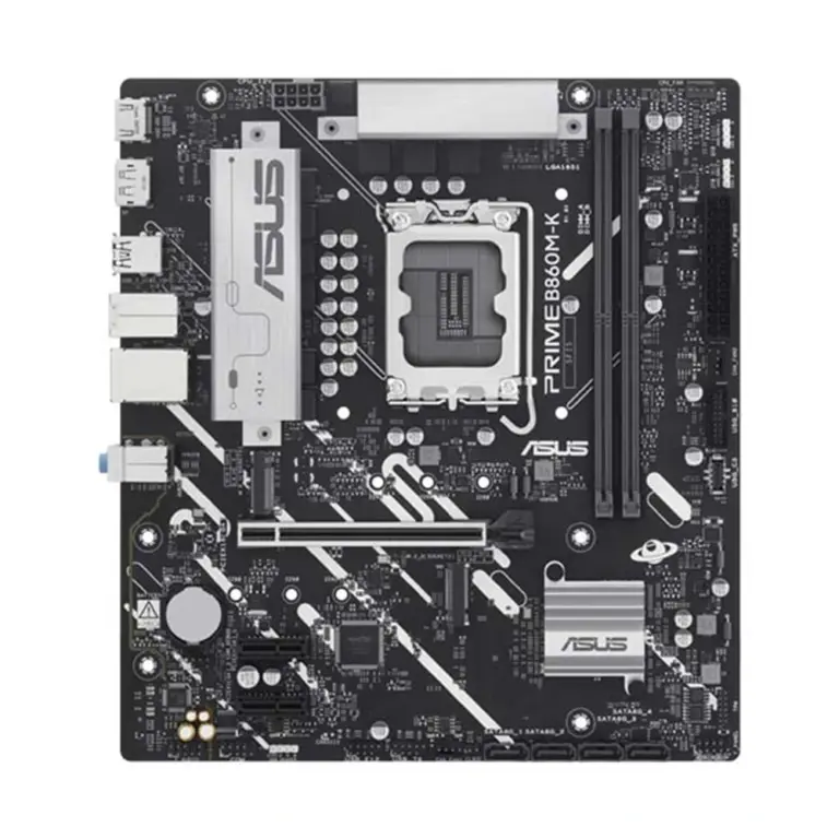 Asus Prime B860m-k Ddr5 Micro-atx Gaming Motherboard - Black-0
