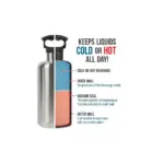 Fifty Fifty Vaccum Insulated Tank Growler 1.9l - Navy-134785