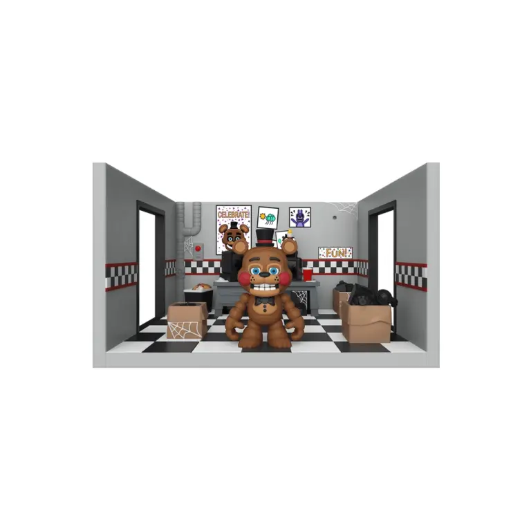Fun Snaps!: Fnaf- Toy Freddy W/ Storage Room (Playset)-0