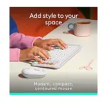 Logitech Pop Mouse With Emoji - Off White-135746