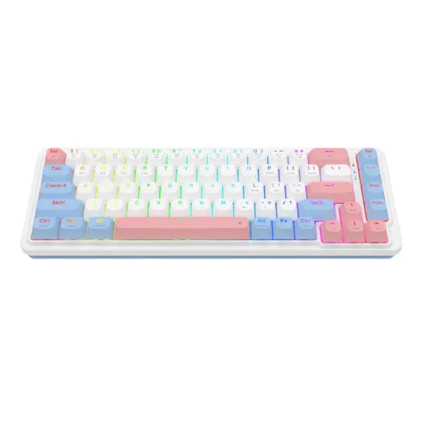 Redragon Nova Pro Wired/2.4g/bt Hot Swappable Gasket Mounted Mechanical Keyboard-0