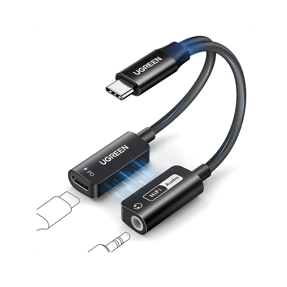 Ugreen Usb-c To 3.5mm Audio Adapter With Power Delivery-0 Ugreen Usb-c To 3.5mm Audio Adapter With Power Delivery-0