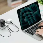 Momax Gan 65w Charger With Retractable Usb-c Cable - Black-135424