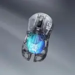 Gravastar Mercury M2 Wireless Gaming Mouse - Transparent Black-136682