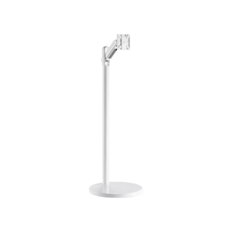 Lumi Mechanical Spring Portable Display Floor Stand - White-0