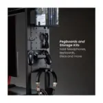 Lumi Gaming Desk Storage Shelf - Black-136835