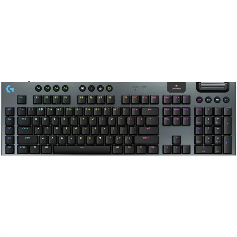 Logitech G915 X Lightspeed Tactile Low-profile Wireless Gaming Keyboard - Black (English)-0