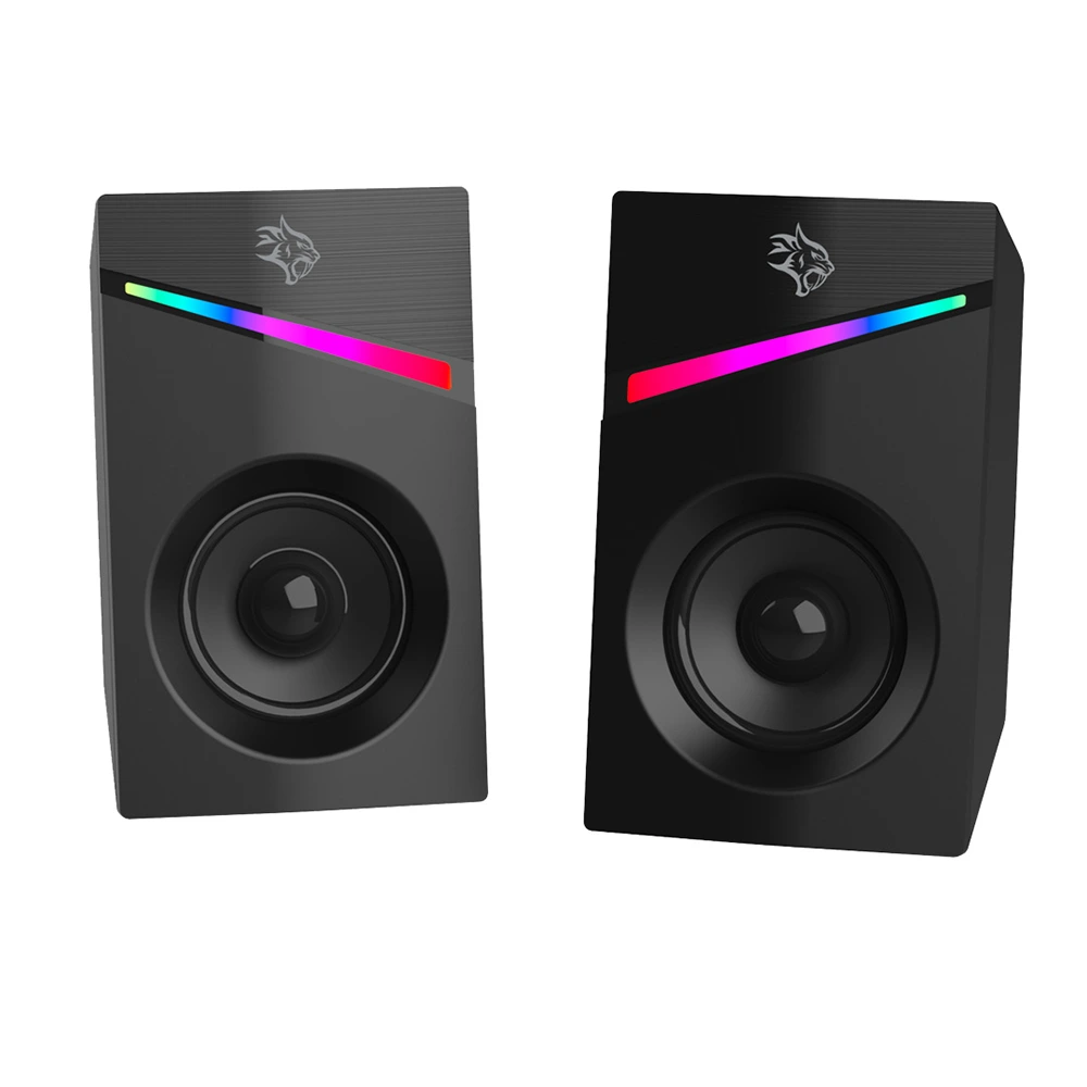 Porodo Gaming Stereo Speakers Volume Knob Control - Black-0 Porodo Gaming Stereo Speakers Volume Knob Control - Black-0