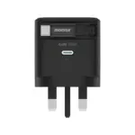 Momax 35w Gantech 1-charge+1port Gan Charger With Retrachable Usb-c Cable-137722