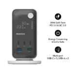 Momax 1-charge Work Flow 6-outlet Gan Power Tower 35w With Usb Ports-137784