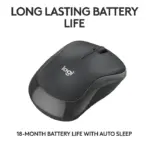 Logitech M241 Silent Bluetooth Mouse - Graphite-138328