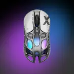 Gravastar Mercury X Pro Wireless Gaming Mouse - Interstellar Silver-138716