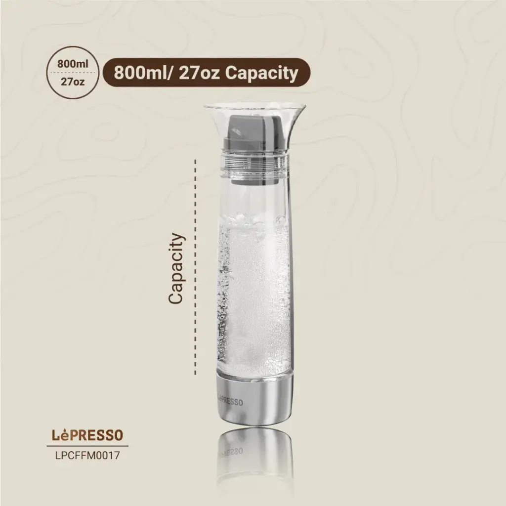 Lepresso Carbonator Instant Sparkling Water 800ml - Black-138271