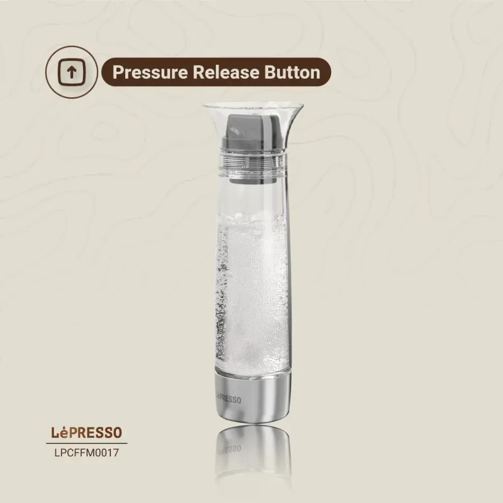 Lepresso Carbonator Instant Sparkling Water 800ml - Black-138272