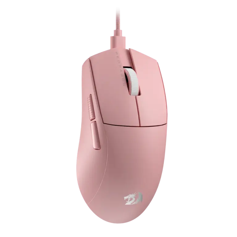 Redragon King 1k Wired Ultra Light-weight Gaming Mouse - Pink-0