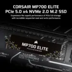 Corsair Mp700 Elite M.2 2280 Pci Express 5.0 X4 Nvme Solid State Drive - 1tb-138114