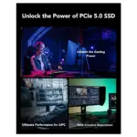 Lexar Nm1090 With Heatsink M.2 2280 Pcie Gen5x4 Nvme Ssd - 2 Tb-138122