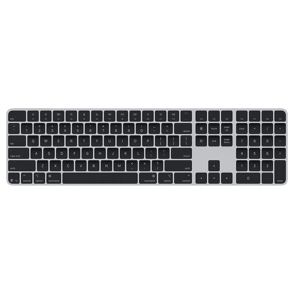 Apple Magic Keyboard With Touch Id And Numeric Keypad (Type-c) - Black-0 Apple Magic Keyboard With Touch Id And Numeric Keypad (Type-c) - Black-0