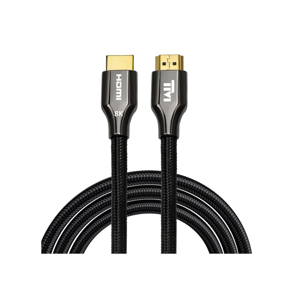 Twisted Minds Zinc Alloy 8k Hdmi Cable Braided Custom8k/60hz, 4k/120hz/60hz, Bandwidth 48gbps - 2 M-0 Twisted Minds Zinc Alloy 8k Hdmi Cable Braided Custom8k/60hz, 4k/120hz/60hz, Bandwidth 48gbps - 2 M-0