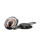 حامل هاتف شفاف مع شحن ماجسيف من بورودو بقاعدة دوارة 360° - أسود-0