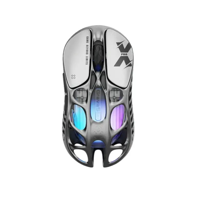 Gravastar Mercury X Pro Wireless Gaming Mouse - Interstellar Silver-0