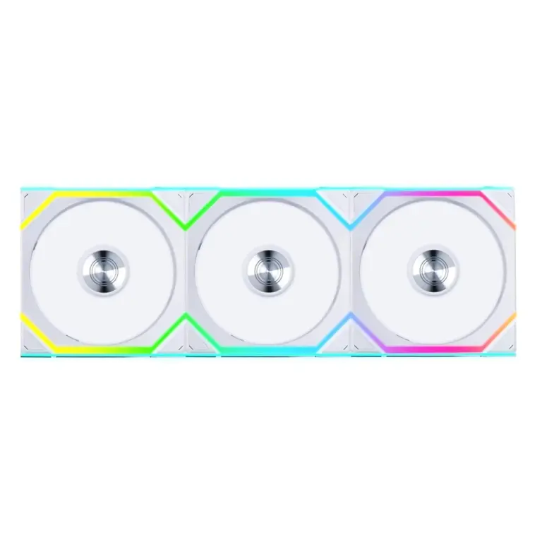 LIAN LI UNI FAN SL Wireless 120mm ARGB Case Fans (3 Pack) - White-0