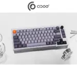 Cidoo C75 Quick Trigger Mechanical Wired Keyboard With Magnetic Switch - Silver (English)-139501