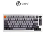 Cidoo C75 Quick Trigger Mechanical Wired Keyboard With Magnetic Switch - Silver (English)-thumbnail