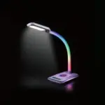 مصباح مكتب ألعاب إلكترونية من بورودو مع قاعدة شحن - أبيض-139062