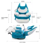 Ingrem Power Smart Sofa Recliner - Pink-139395