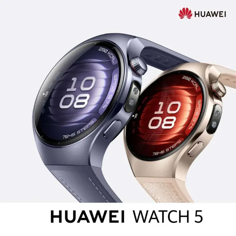 Huawei Watch 5 - Grey-Purple Composite Strap-0