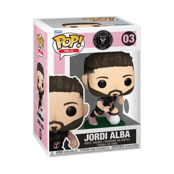 Funko Pop: Football- Inter Miami Cf Jordi Alba (Away Jersey)-0