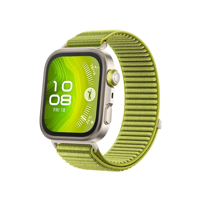 Huawei Watch Fit 4 Pro Gold Aluminum Case - Green-0