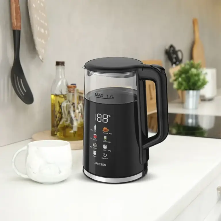 Lepresso Electric Window Kettle Multi-Temprature Display - Black-0