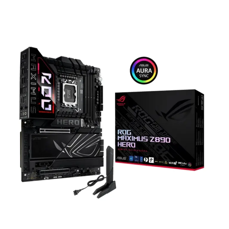 Asus ROG MAXIMUS Z890 Hero WIFI 7 Ai PC Ready PCIe 5.0 DDR5 Gaming Motherboard-0
