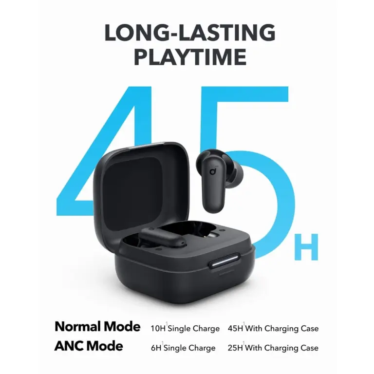 Soundcore R50i Nc By Anker Noise Cancelling In Ear Earbuds - Black-0