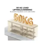 Smart Dining Table - White/grey-139815